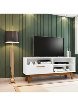 Rack TV 55'' Paladio Rustico Blanco