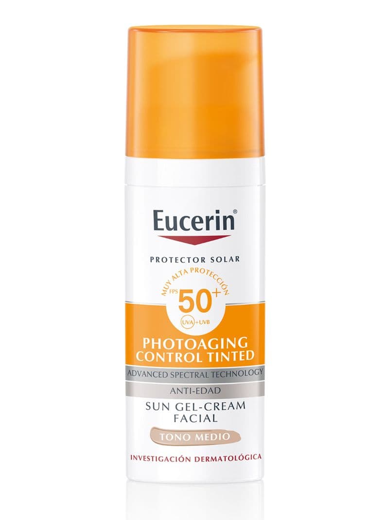 Protector Solar FPS50+ 50 ml Sun Photoaging Control Tinted Facial Tono Medio