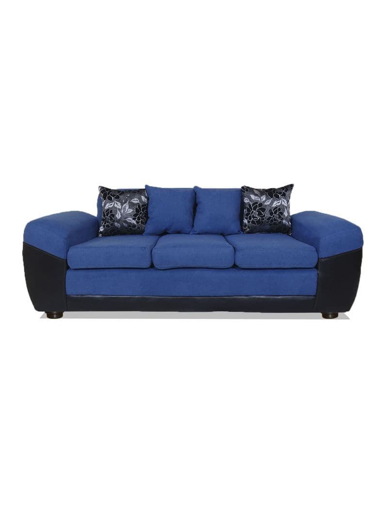 Sofa Houston Tela-PU 3C Azul