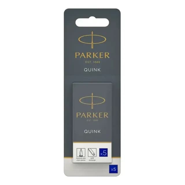 Cartucho De Tinta Para Pluma Std Caja X5 Azul