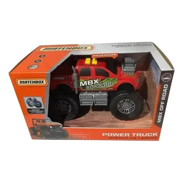 Camion Juguete Matchbox Power Truck Luz Y Sonido 4x4 Auto Aleatorio