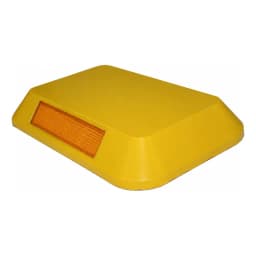 Tachon Amarillo 16 *25 *3cm Doble Reflectivo Sin Vastago