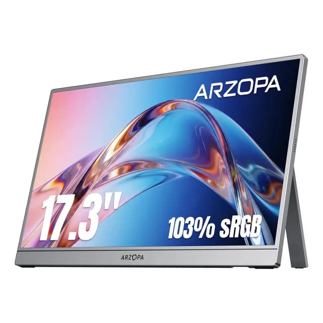 Monitor Portatil Arzopa Z1c Plus De 17,3 Fhd Ips Gris