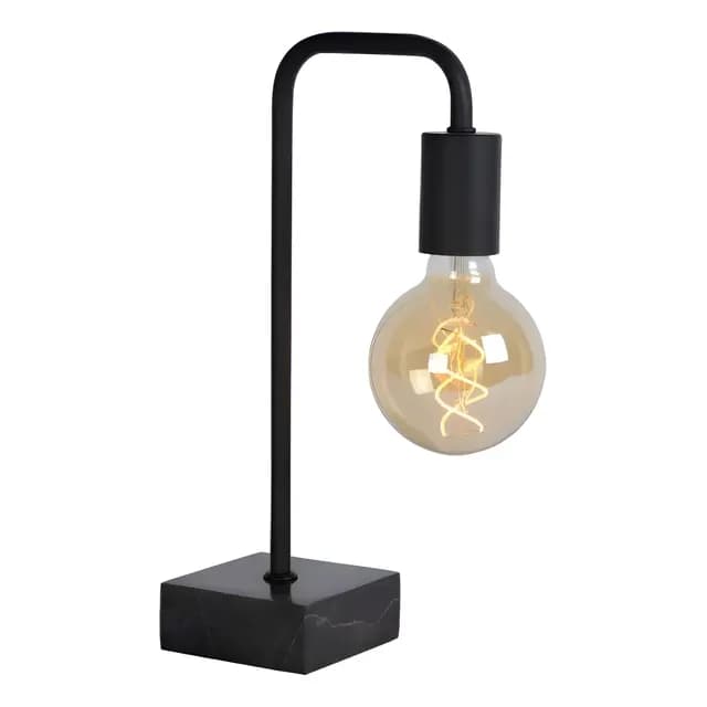 Lampara De Mesa Lorin Negro 1xe27