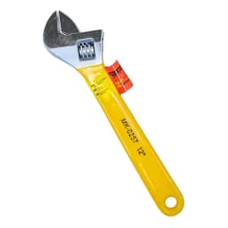 Llave Francesa 12 Pulgadas Makawa MK0257 Ajustable Amarilla