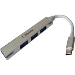 Hub Usb Tipo C Con 4 Puertos Usb 3.0 Y Usb 2.0