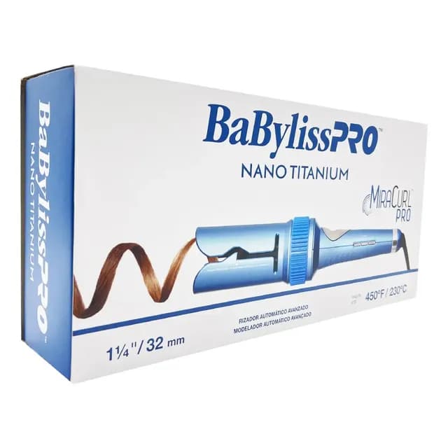 Ondulador Miracurl Autocurler Babyliss Pro 32mm Color Azul