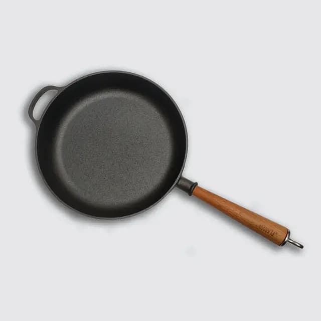 Sarten Iron Cast Wayu 28 Cm Negro