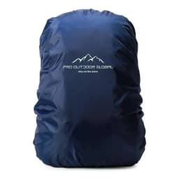 Cubre Mochila Contra Agua Impermeable Funda 45lts Azul