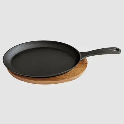 Sarten Iron Cast Base Madera Wayu