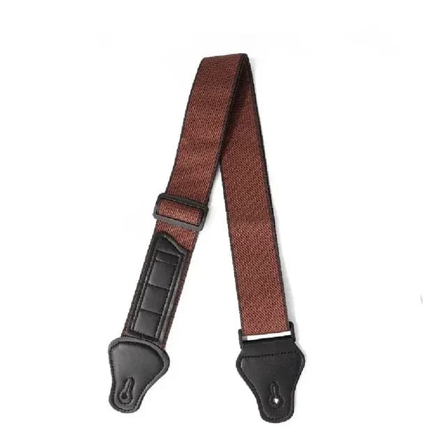 Correa Para Guitarra Y Bajo Puntas Cuero + 3 Unetas
