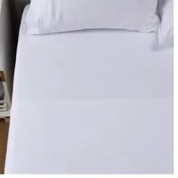 Casatua Soft sabana ultra suave con funda bordada 1.5 plazas blanco