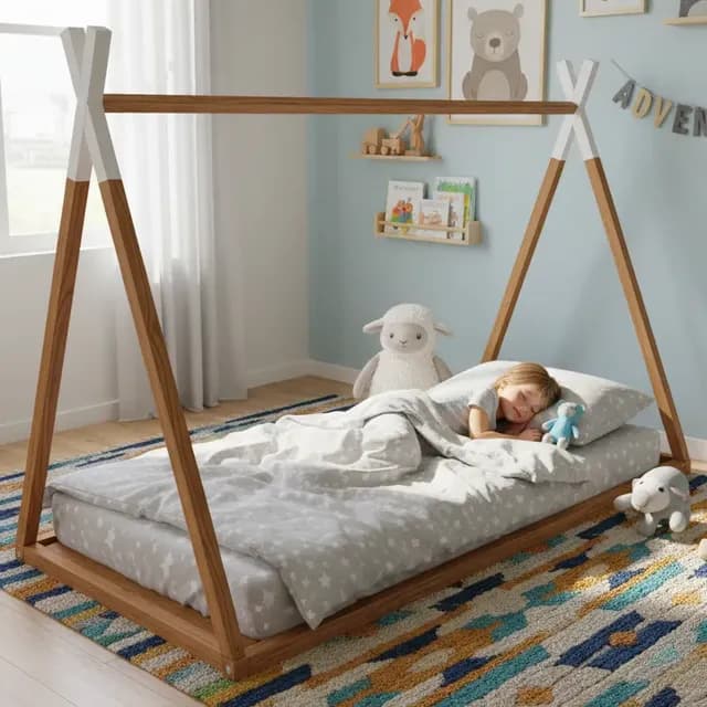 Cama Tipi Montessori Para Ninos