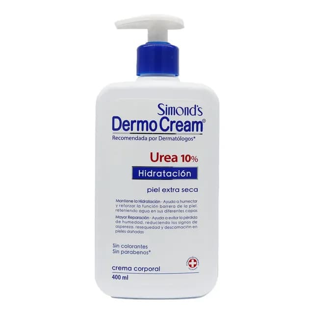 Crema Corporal Dermocream Hidratacion Urea 10% 400ml