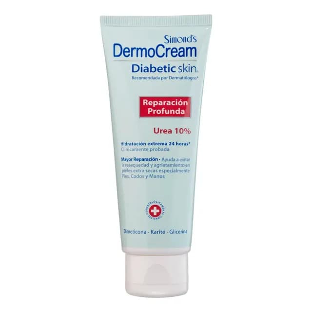 Crema De Manos, Codos y Pie Diabetic Skin Pomo 80ml Urea 10%