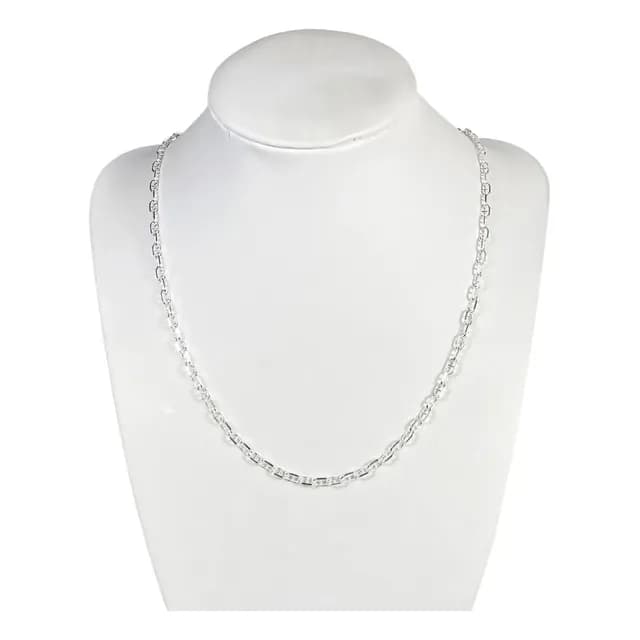 Cadena Plata 925 Hombre Modelo Marinera 50cm 7,7g Plateado