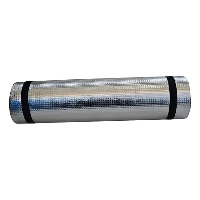 Colchoneta Aislante Goma EVA Aluminio 1.8m x 50cm Camping Outback