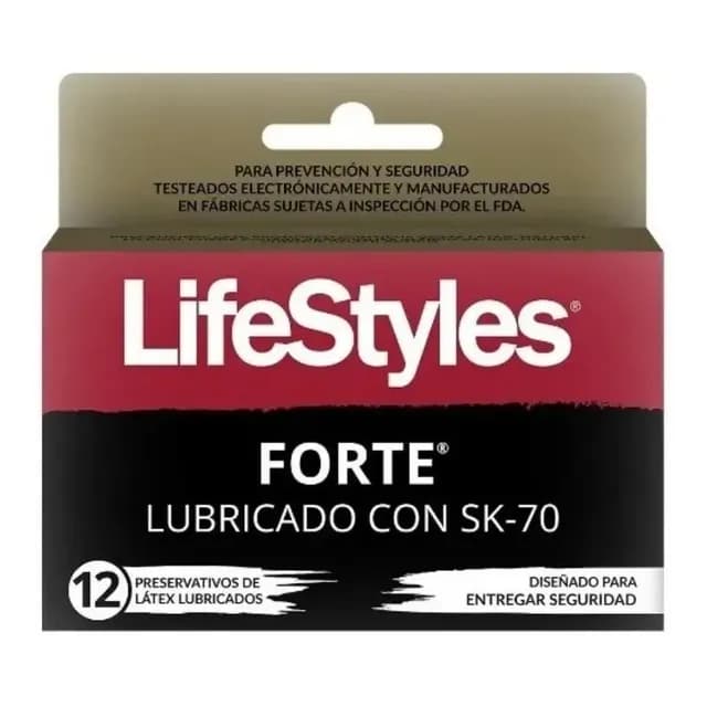 Preservativos Lifestyles Forte 12 Condones Mas Resistentes