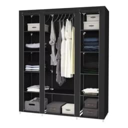 Closet Armable Y Portatil De Tela 150x45x175 Cm