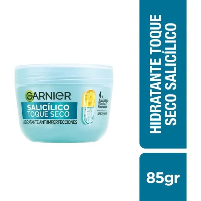 Hidratante Garnier Toque Seco con Acido Salicilico 85 g