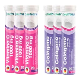 Colageno Hidrolizado 1000 Mg(3) + Vit C 1000 Mg (3) - 6u. Frutilla Y Berries