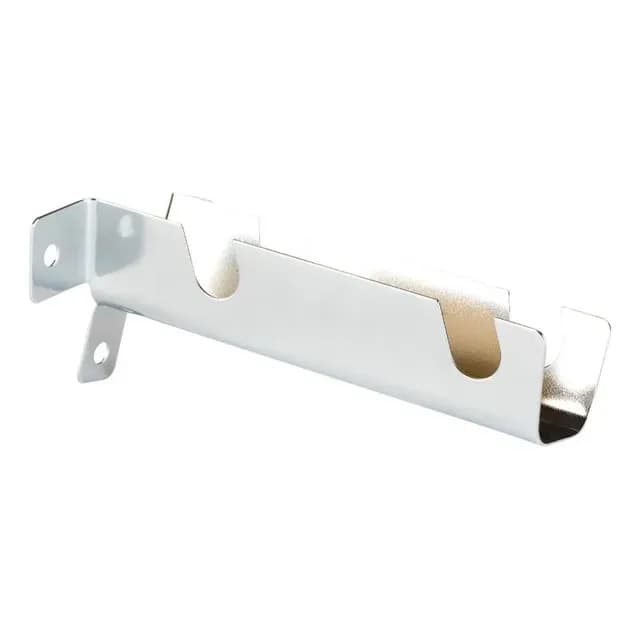 Pack 2 Unidades Soporte Doble Corto 12 Mm Cromado Plateado