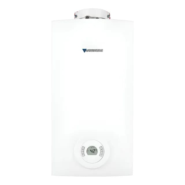 Calefon Tiro Forzado Camara Estanca Junkers 15 Litros Gn Blanco Gn