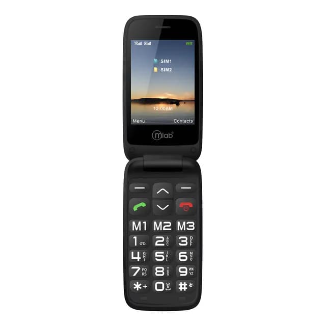 Celular Senior Adulto Mayor Mlab 4g-3g Sos Doble Pantalla