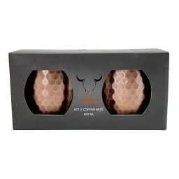 Set 2 Tazones Para Tragos Copper Mug Wayu Cobre 600ml