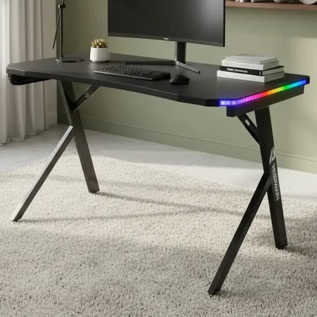 Escritorio Gamer Respawn Gt500 Full Rgb + Pad Xl + C. Remoto