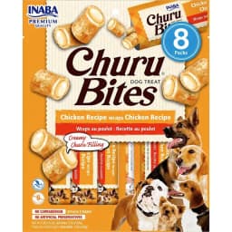 Snack Churu Bites Perro Pollo - 8 Tubos (inaba)
