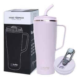 Vaso Mug Termico Frio Calor 1 Lt Buffer Roques 1L Acero Inox color SOAKED LILAC