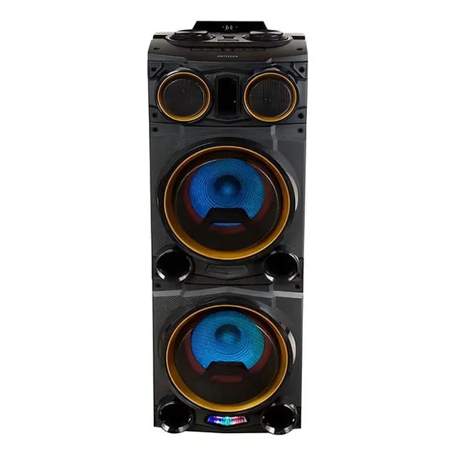 Parlante Karaoke Bluetooth Radio Fm Aiwa Party Plus 200w Negro