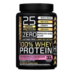 Proteina 100% Whey Protein 1 Kilo Stramberry - Briahlabs