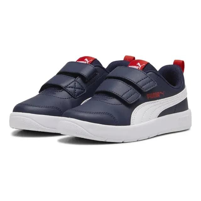 Zapatilla Puma Courtflex V3 V Ps Azul Nino