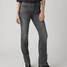 Jeans Mujer 314 Shaping Straight Gris Levis 19631-0187