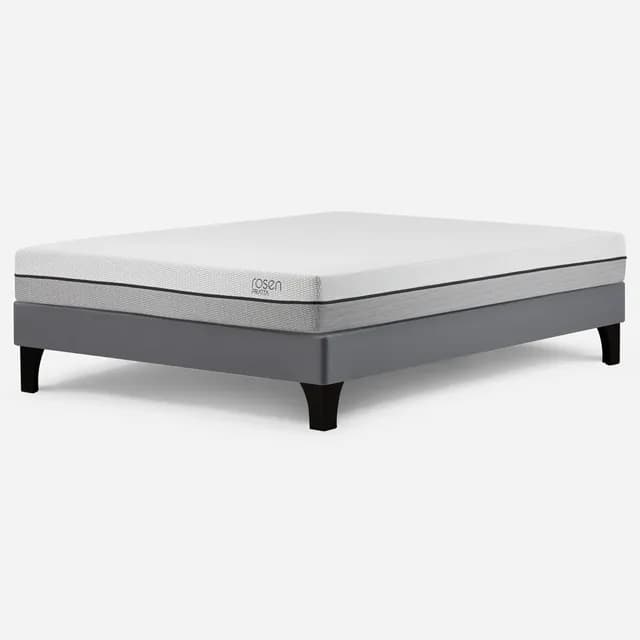 Cama Europea Pratta 2 Plazas Pata Madera Base N. 150x200 Cm