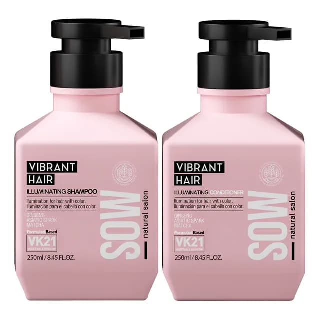 Sow Kit Shampoo Y Acondicionador Color 250ml Vibrant Hair