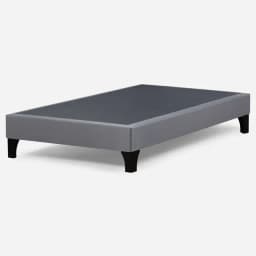 Base Cama Europea Rosen 1,5 Plazas 105 X 200 Cm Gris