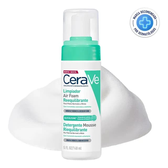 Cerave Limpiador Air Foam Reequilibrante 148 Ml