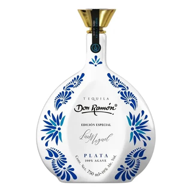Tequila Don Ramon Plata Coleccion Ceramica Edicion Especial