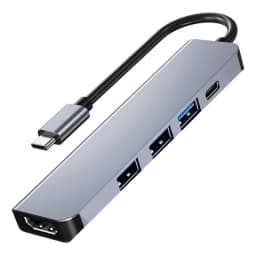 Hub Multipuerto Type-c (5en1) Pro Hdmi 4k Pd 100w + Usb 3.0