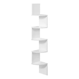 Mueble Estante Esquinero Zigzag Blanco Ribe