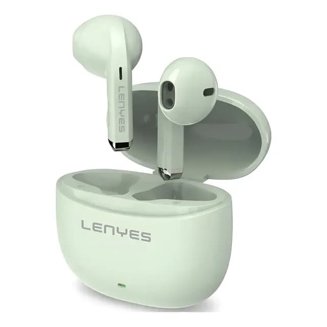 Audifonos Inalambricos Bluetooth Comodos Lenyes Air99 Verde