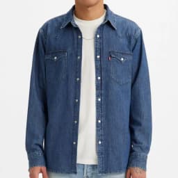 Camisa Hombre Jean Classic Western Azul Levis 85745-0073