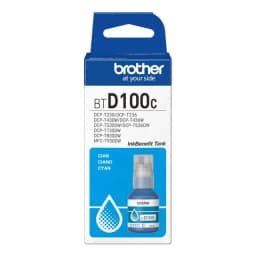 Botella De Tinta Brother Btd100c Cyan