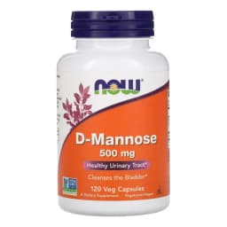 Now Foods D- Mannose 500mg 120vcaps Tracto Urinario Sano Sfn
