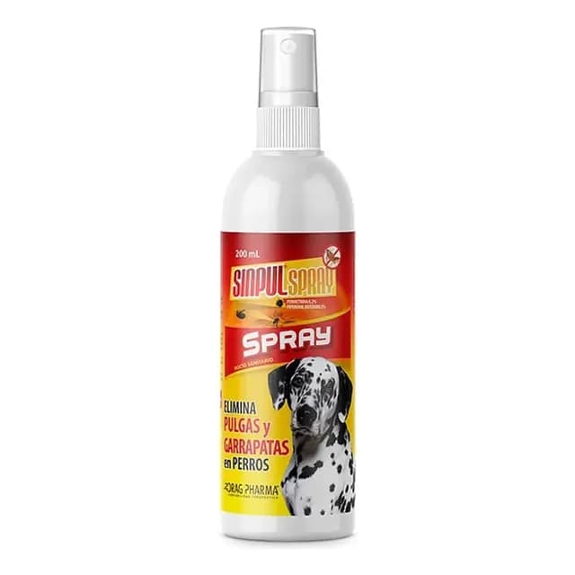 Sinpul Spray 200 Ml Para Pulgas Y Garrapatas