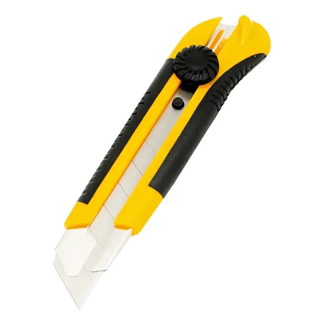 Cuchillo Cartonero Profesional Selloffice SK2500 25mm Seguro Ergonomico