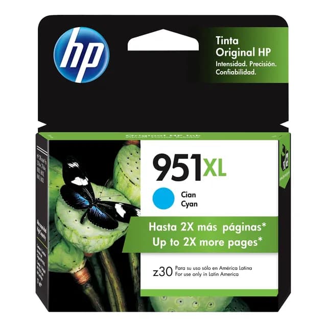 Cartucho De Tinta Hp 951xl Cian Original